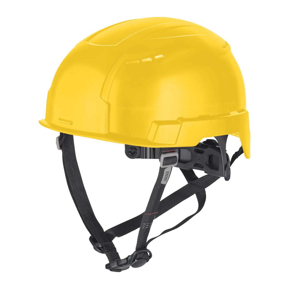 Milwaukee Industrial Climbing Helmet BOLT200 Yellow ventilated 4932478918