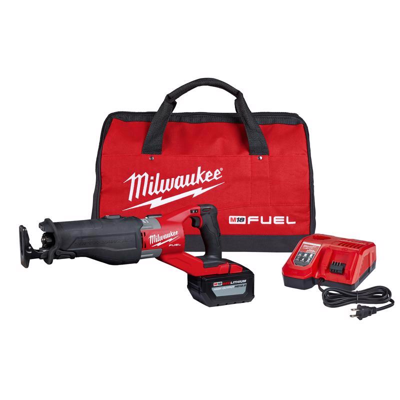 Milwaukee 2722-21HD M18 FUEL SUPER SAWZALL Cordless Brushless Reciprocating Saw Kit (Battery & Charger)