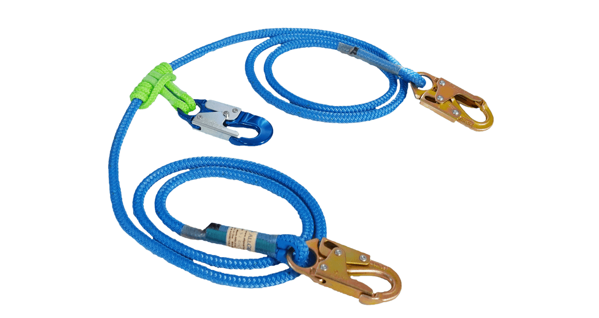 2 in 1 Safety Lanyard Continuous Connection