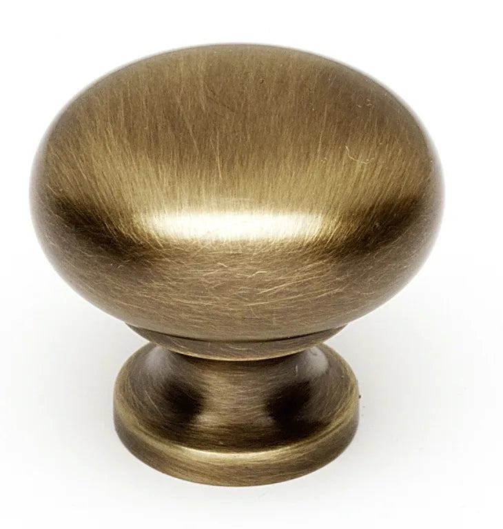 Alno A1134 1 1/4'' Brass Cabinet Knob