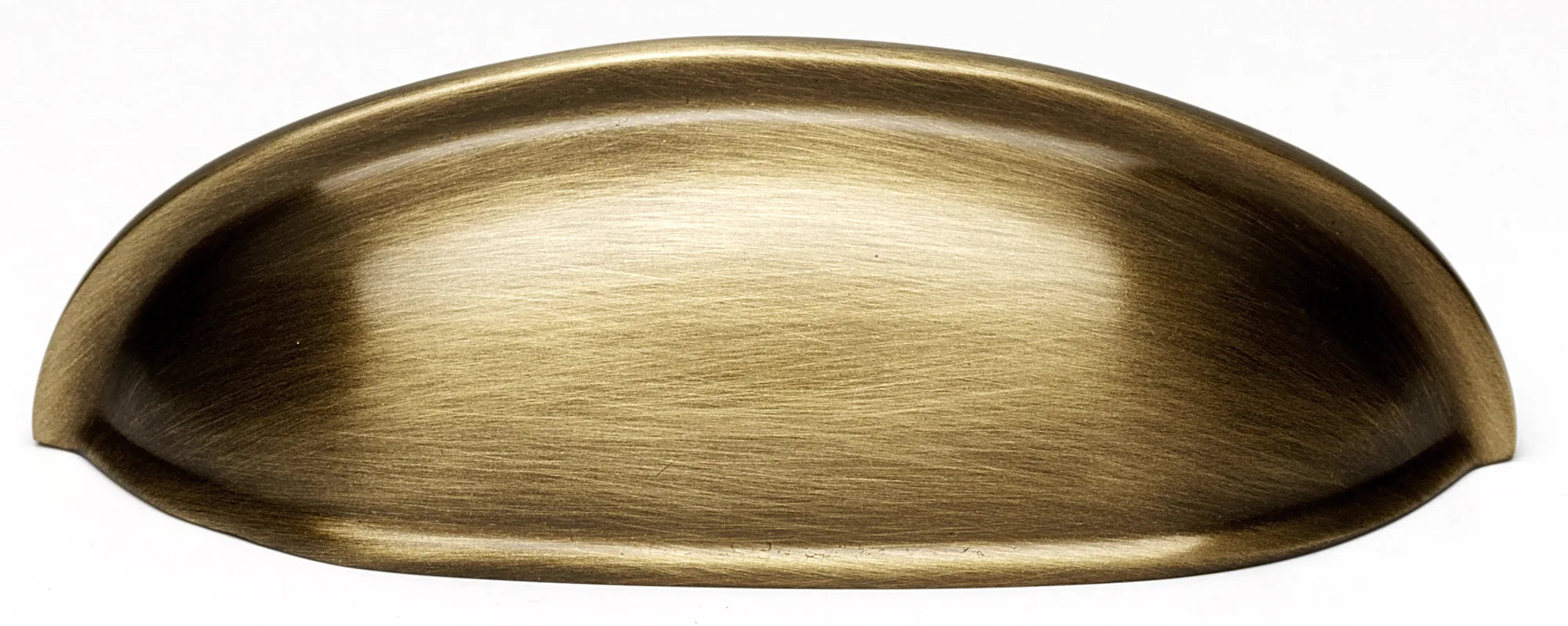 Alno A1263 Cup 3'' Brass Cabinet Pull