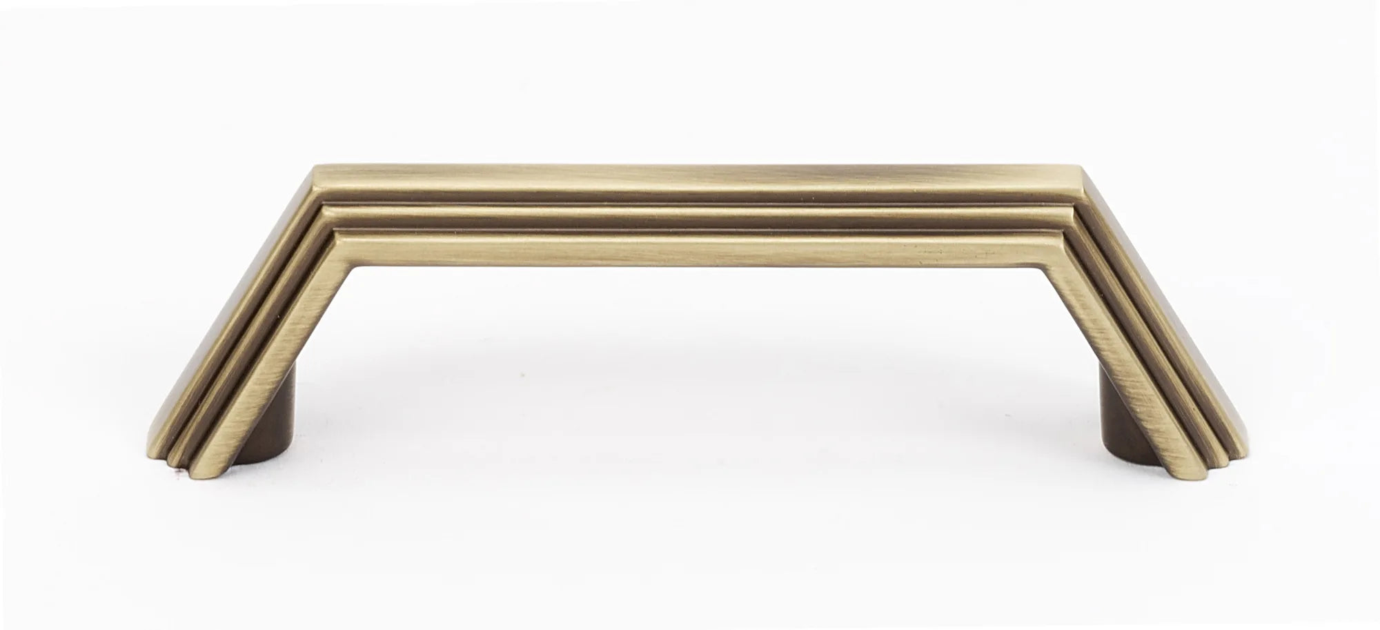 Alno A427 Nicole 3 1/2'' CC Brass Cabinet Pull