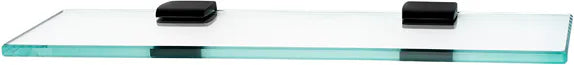Manhattan Bath 18'' Glass Shelf w/Brackets A7450