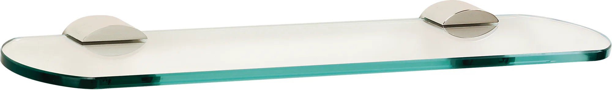 Contemporary 3 Bath 24'' Glass Shelf w/Brackets A7650-24