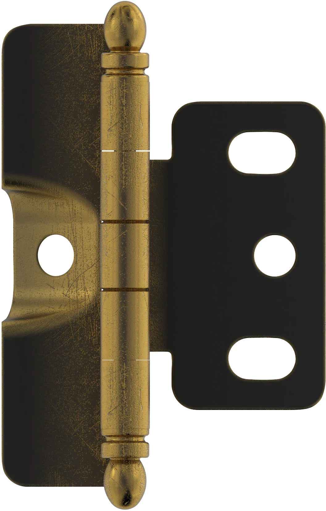 Functional Hardware 3/4'' Door Thickness Full Inset Full Wrap Ball Tip Cabinet Hinge - Single Hinge PK3175