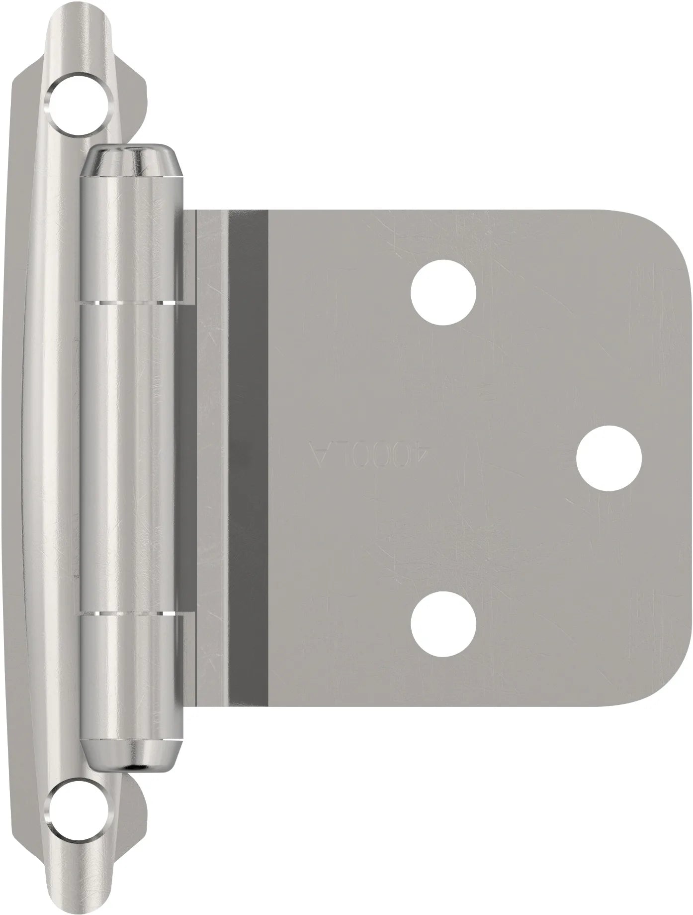 Functional Hardware Variable Overlay Self Closing Face Mount Reverse Bevel Cabinet Hinge - 1 Pair BPR7630