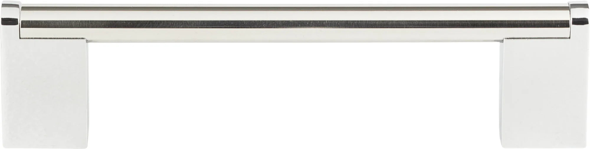 Stainless Steel Round 3 Point Pull 5 1/16'' cc Polished A857-PS