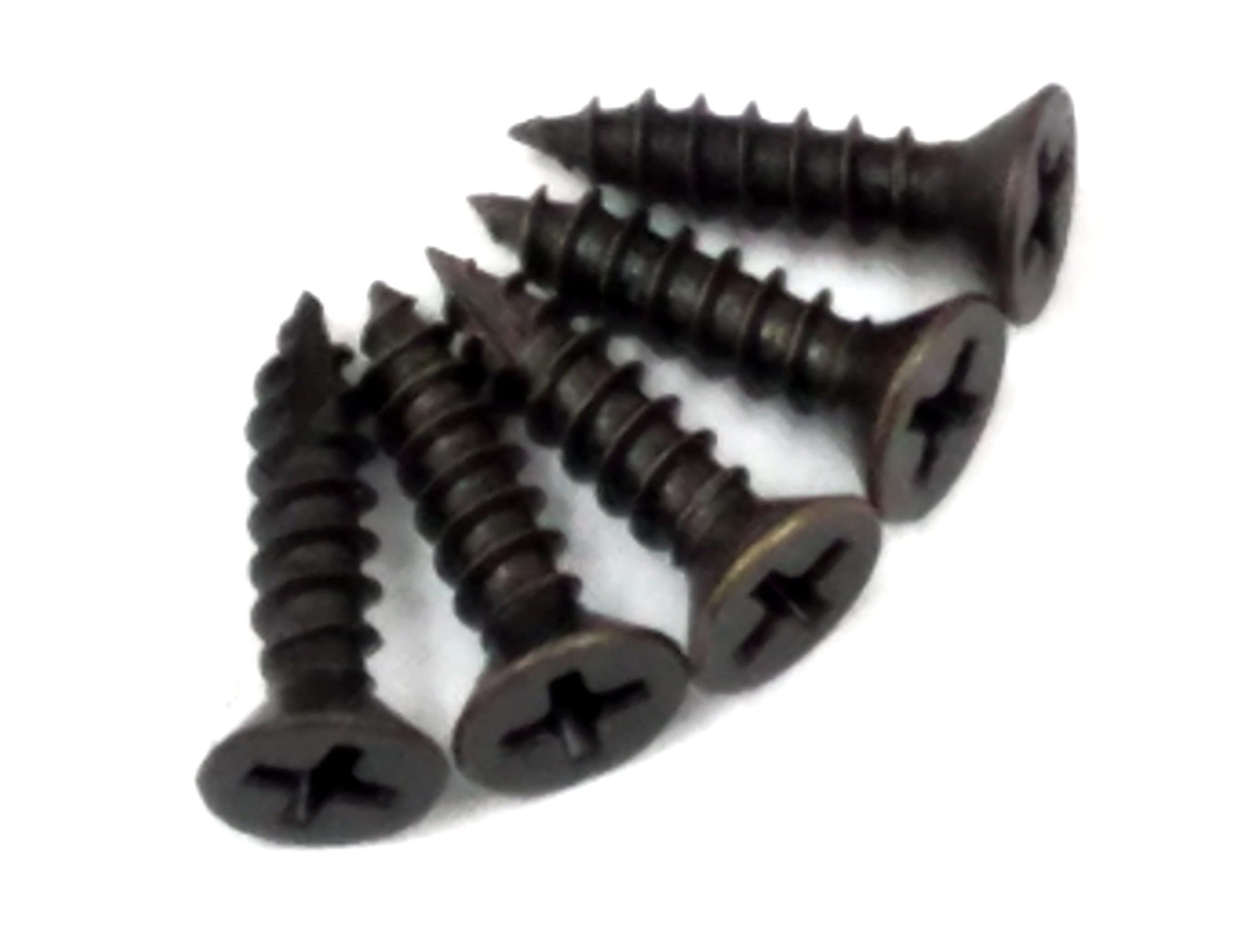 Fly Cut Wood Screws For Door Hinges - Antique Brass - #9 X 3/4" Inch