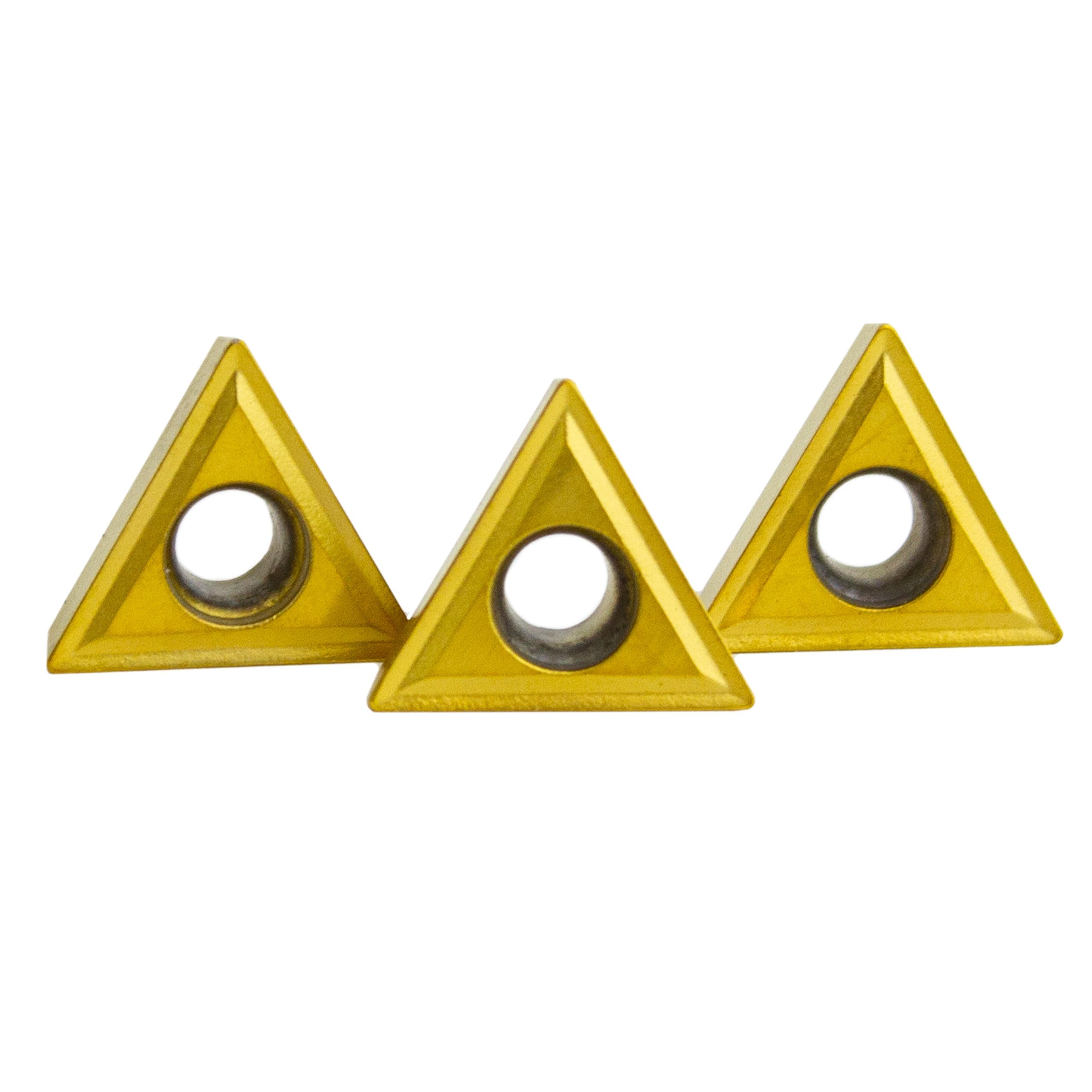 CARBIDE INSERT C6 TITANIUM COATED 3PCS