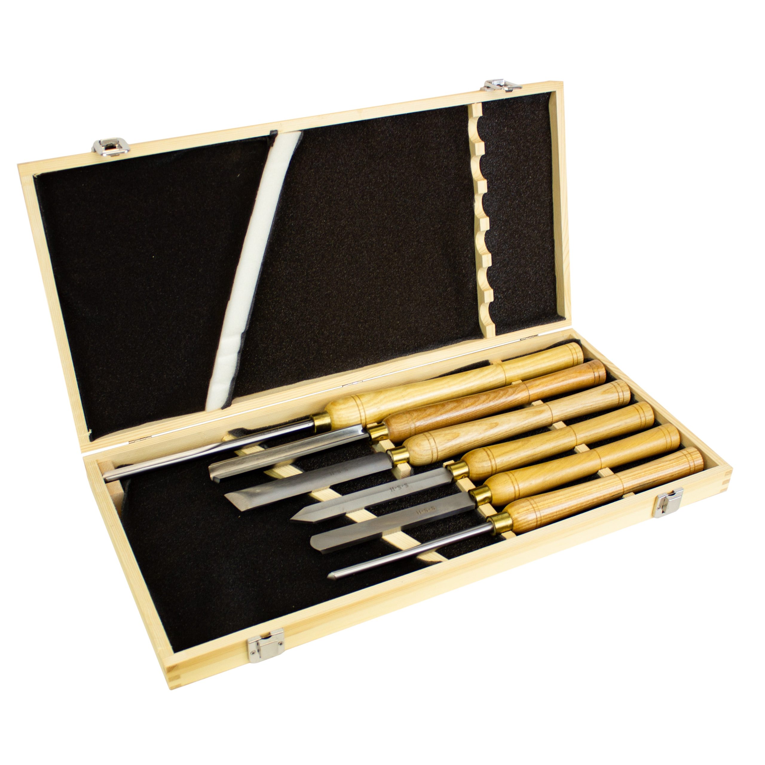 6PC CHISEL WOOD TURNING SET