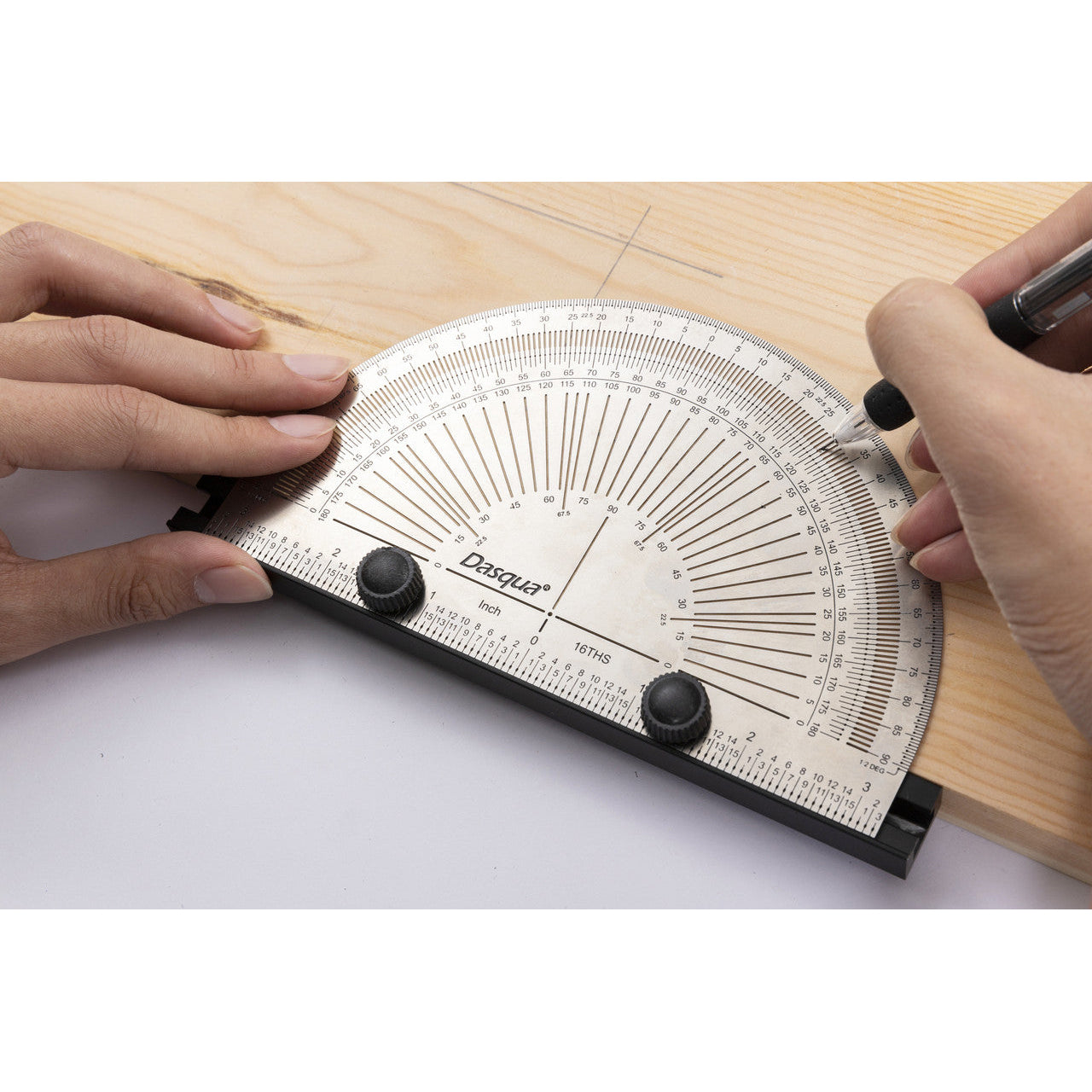 6" PRECISION MARKING PROTRACTOR SET