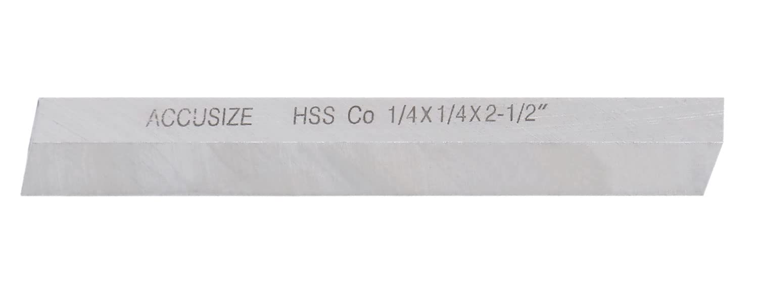 COBALT LATHE TOOL BITS 1/4" X 1/4" X 2 1