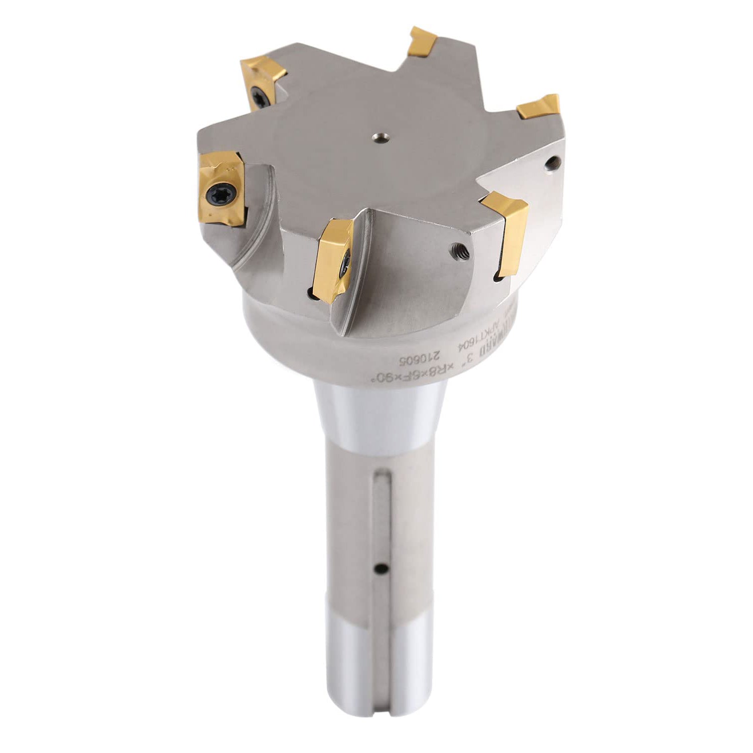 INDEXABLE END MILL 3" 90 DEGREE R8 SHANK