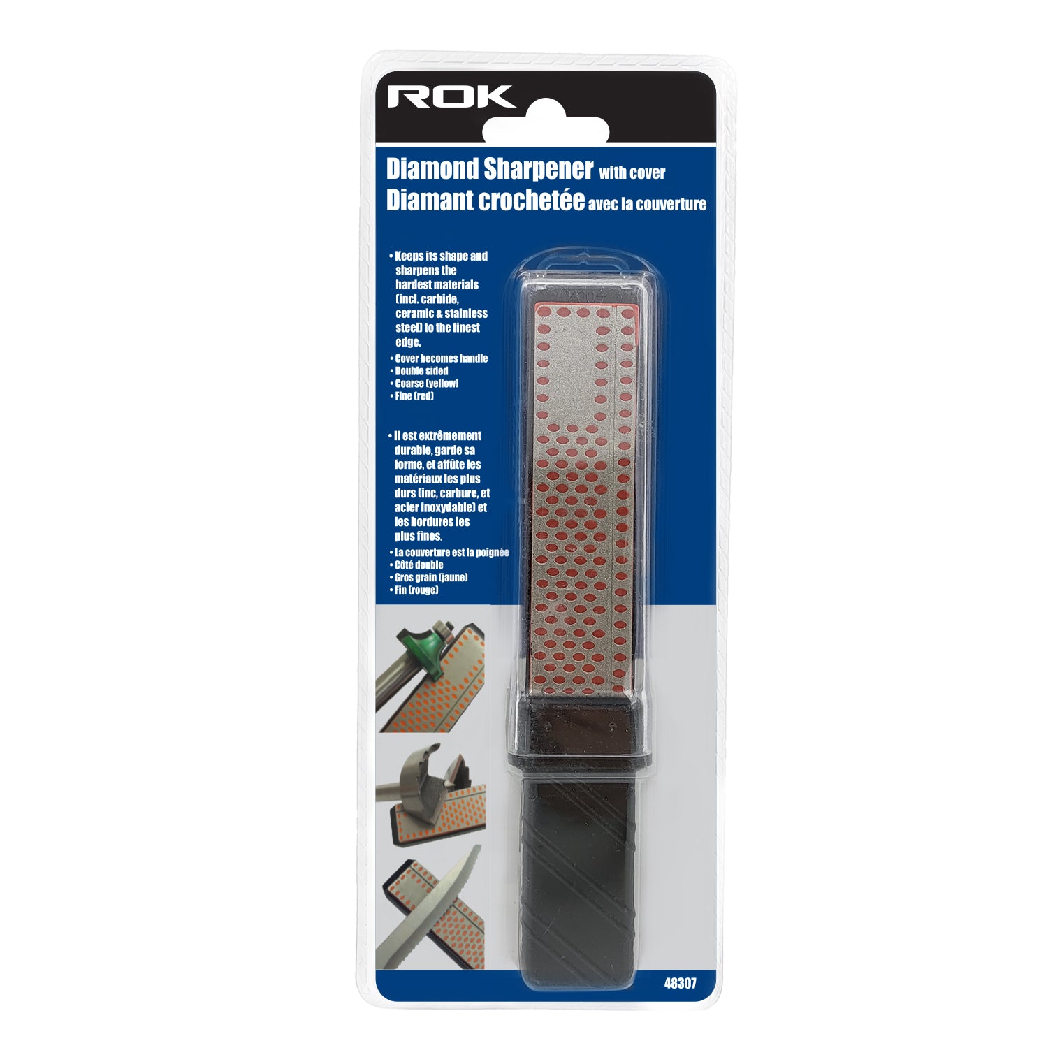 HANDY DIAMOND SHARPENER WITH COVER