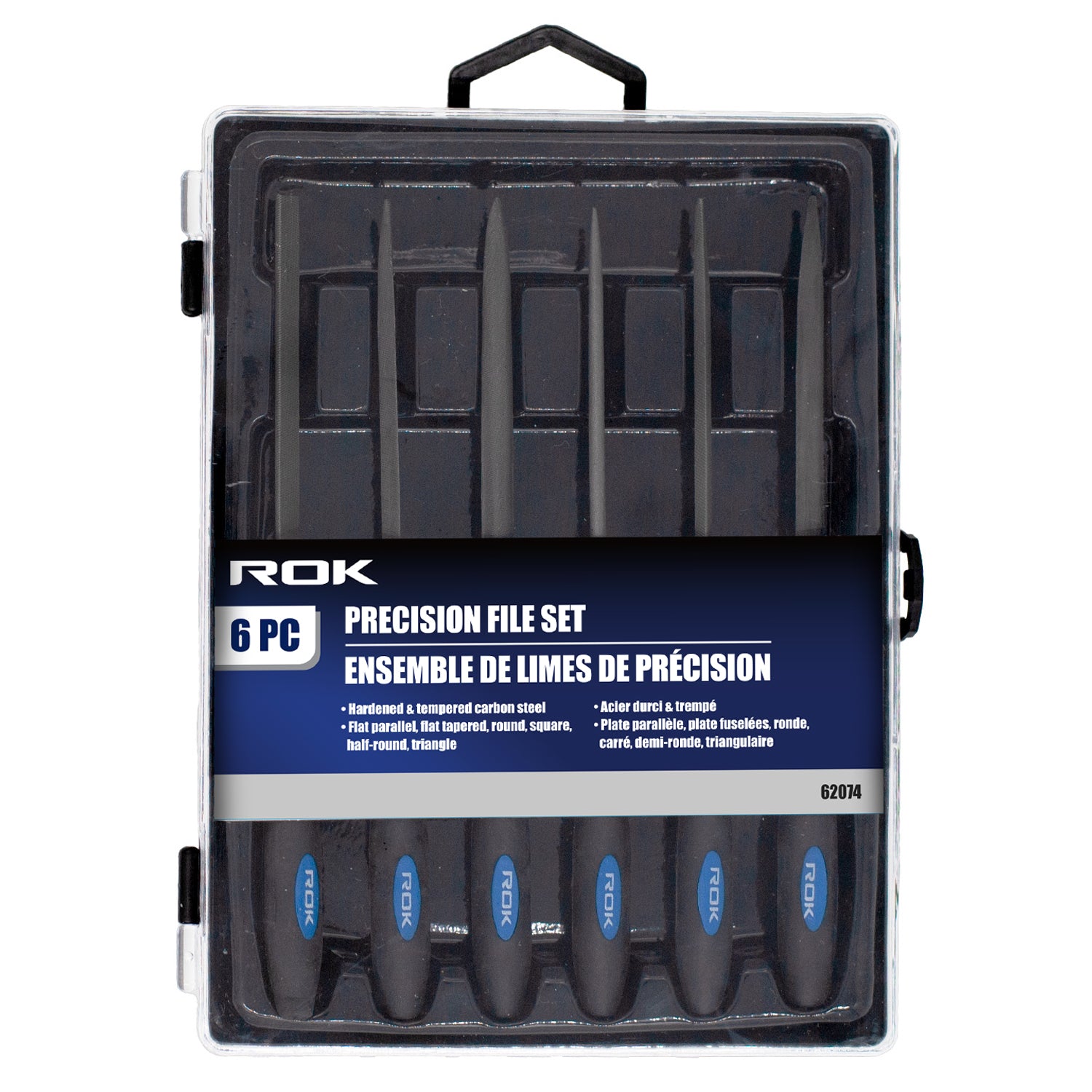6 PC PRECISION FILE SET