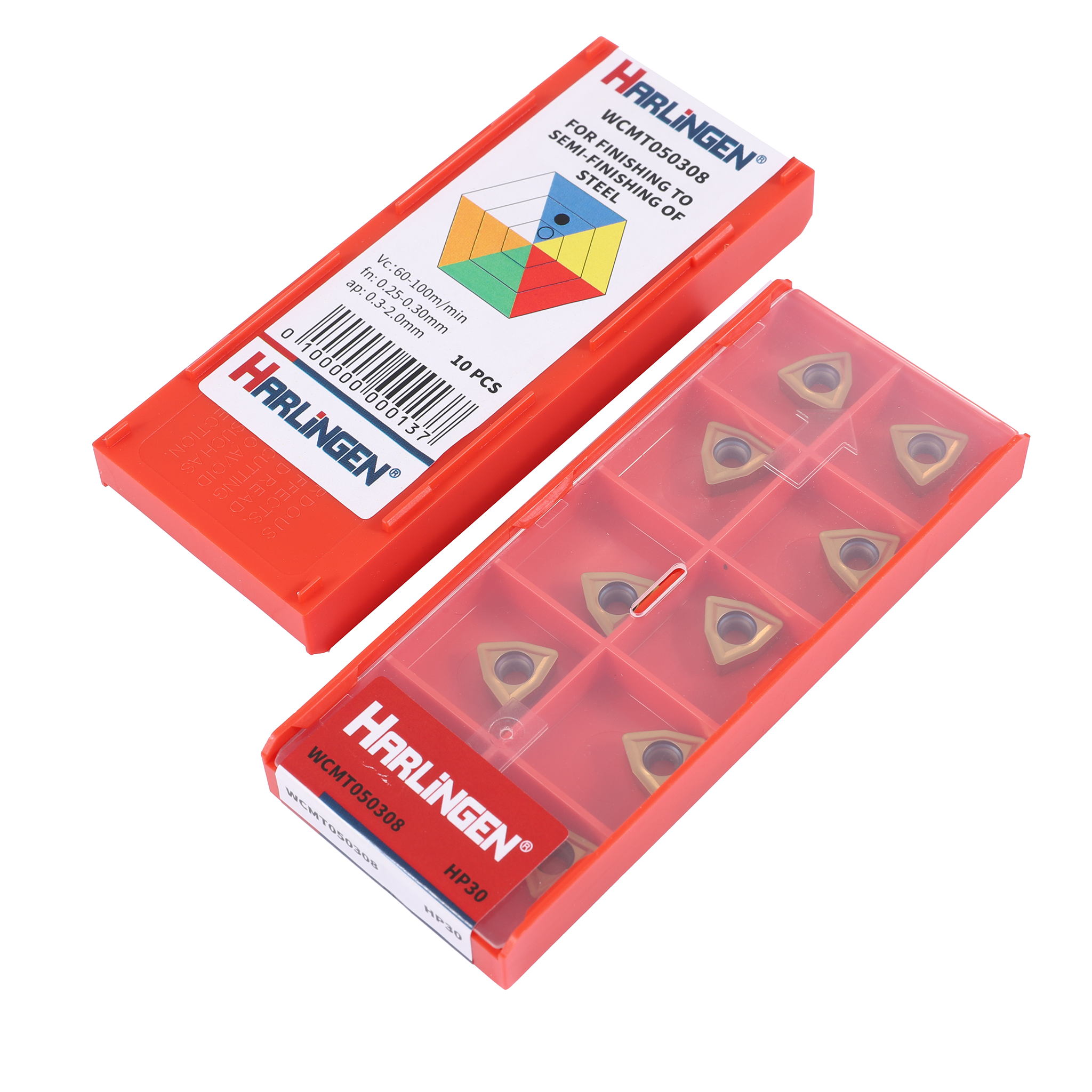 CARBIDE INSERT 10PC SET WCMT050308