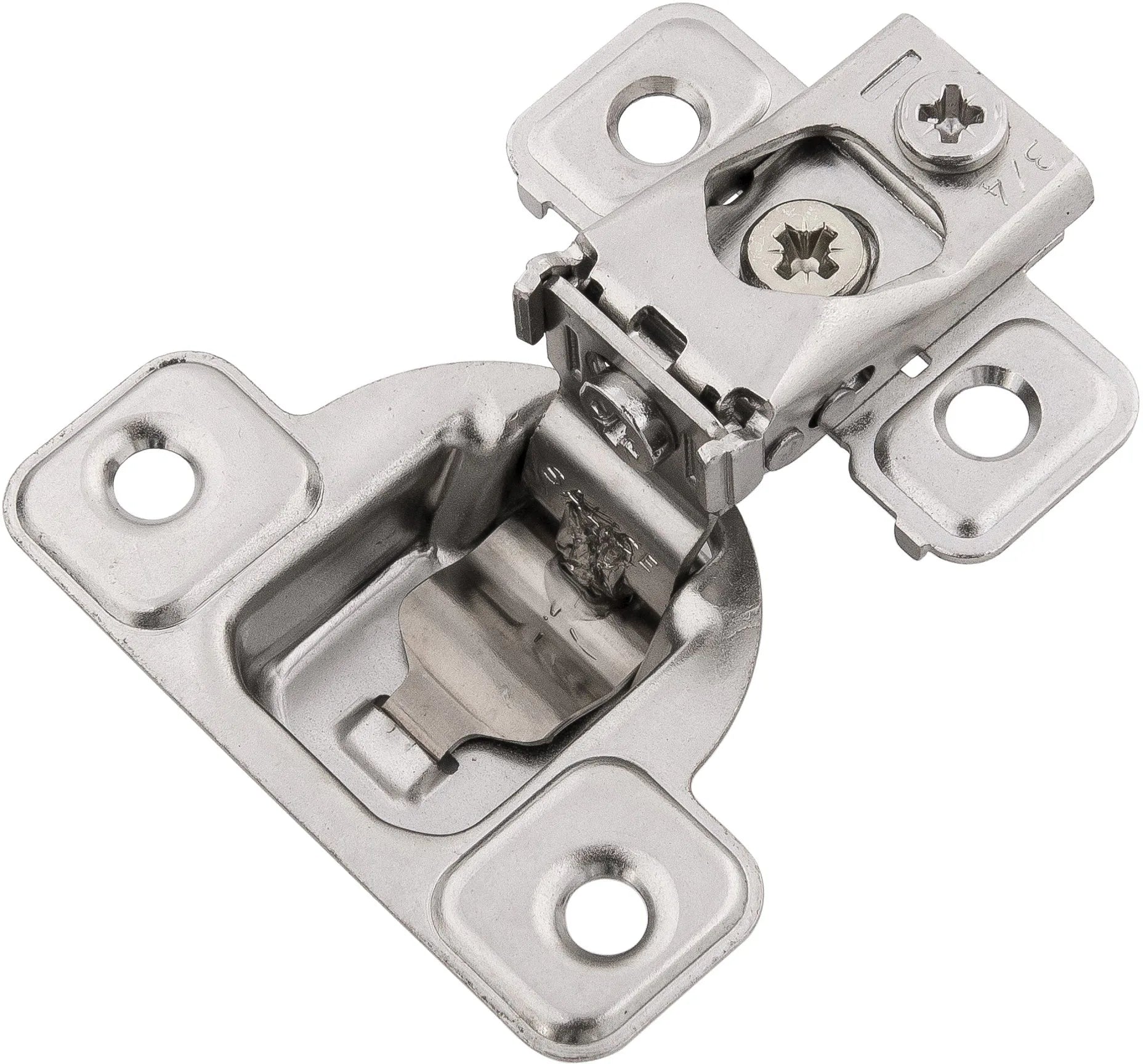 Hinge Concealed 3/4'' Overlay Face Frame Self-Close Polished Nickel Finish HH075218-14