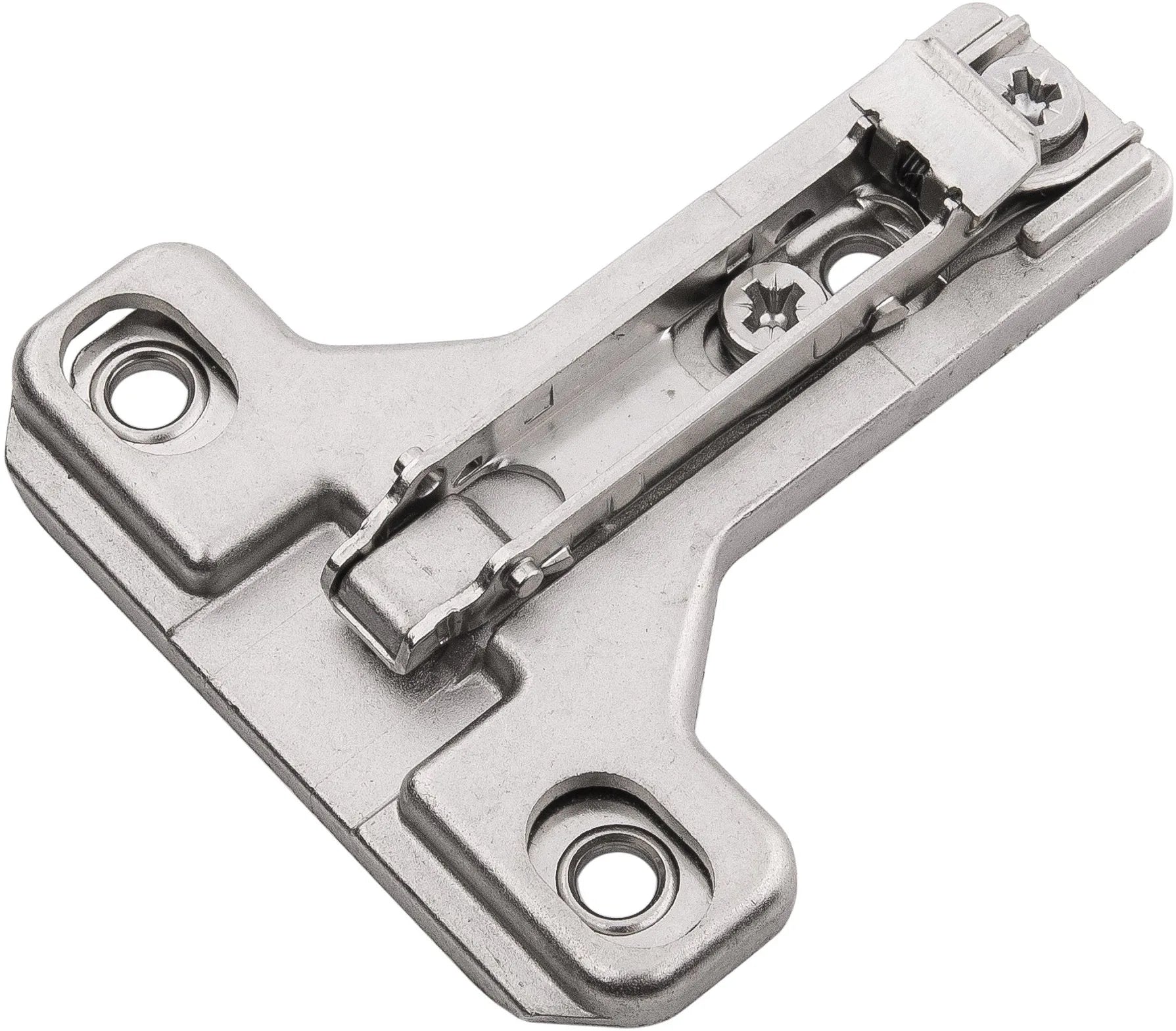 Hinge Concealed Face Frame Self-Close Mounting Plate 1 mm Polished Nickel Finish HH075228-14