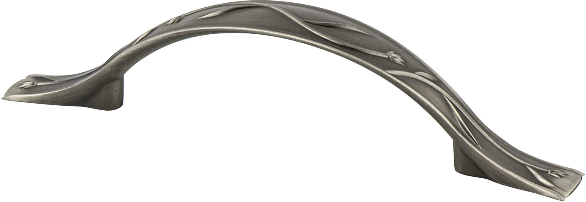 Art Nouveau 96mm CC Vintage Nickel Pull 4012-1VTN-P