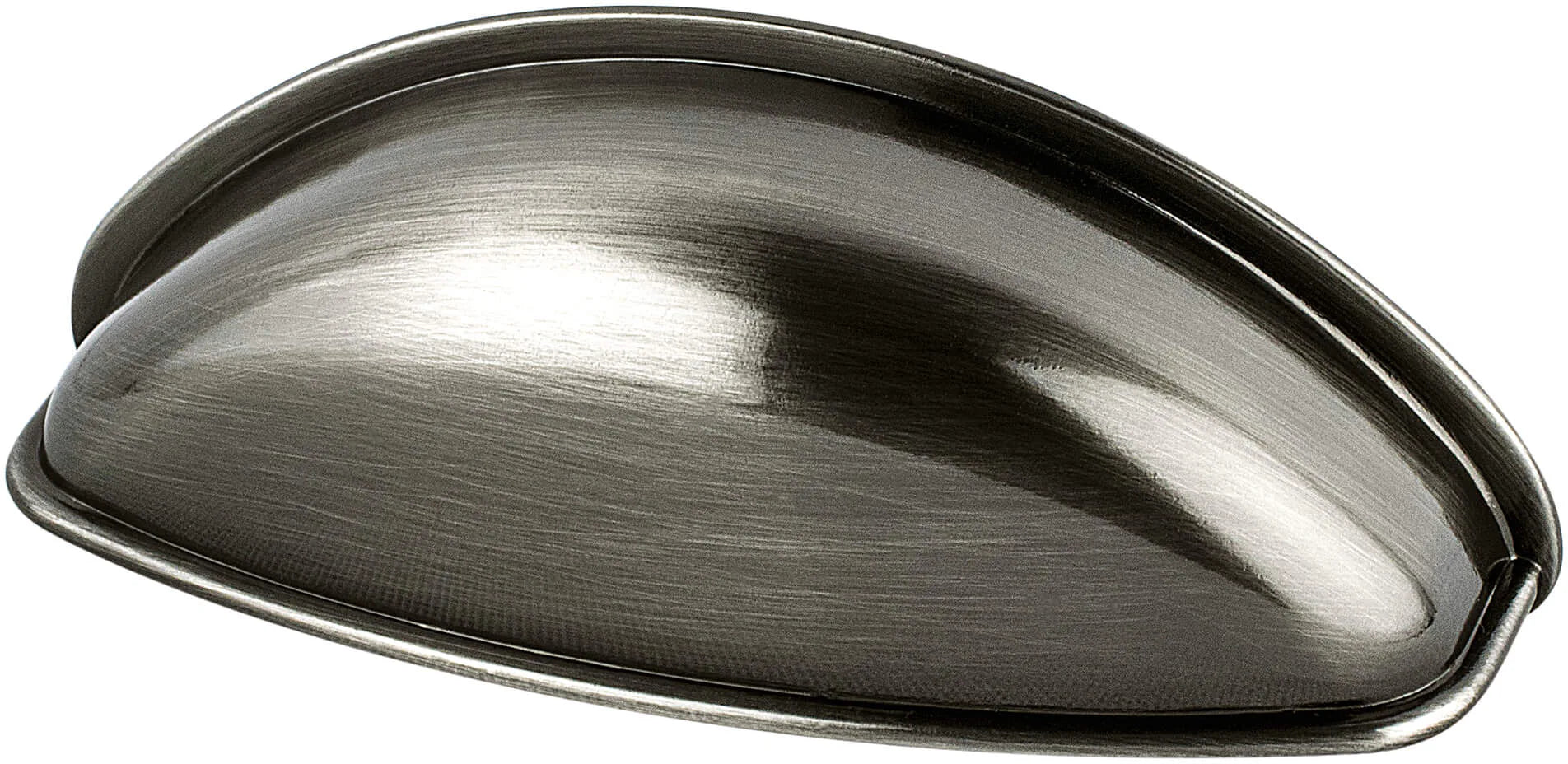 Euro Moderno 64mm CC Brushed Black Nickel Cup Pull 9712-1BBN-P