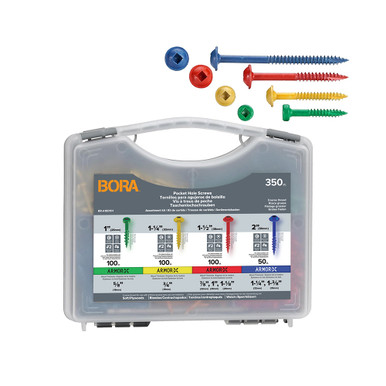 Bora BR-A180101 350-Piece Screw Pack Coarse