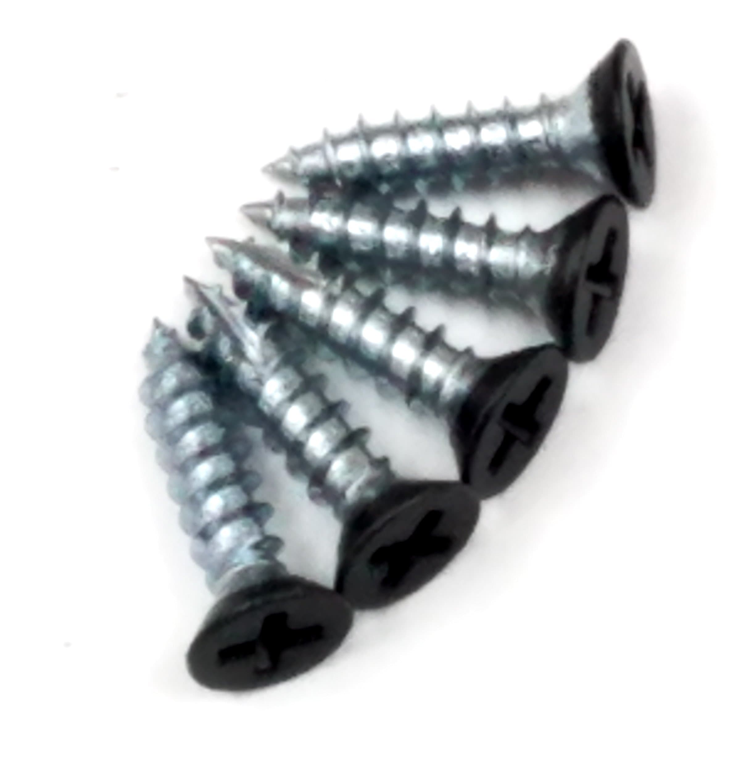 Fly Cut Wood Screws For Door Hinges - Black - #9 X 3/4" Inch