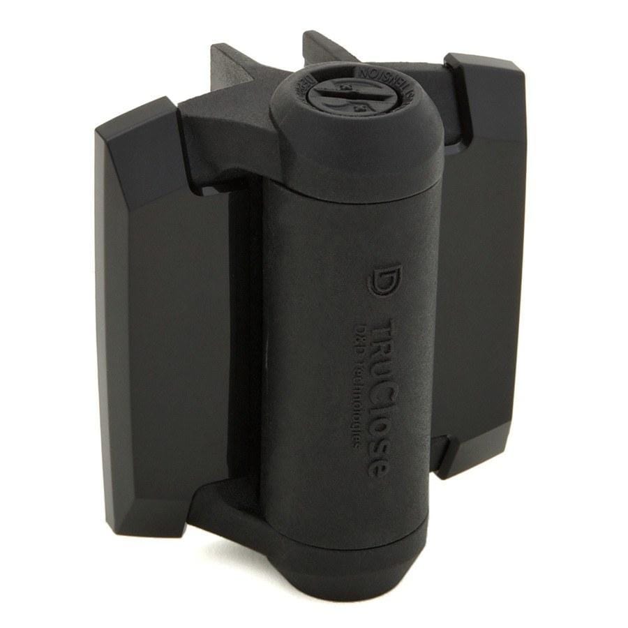 Adjustable Gate Spring Hinge - Black - 2 Legs For Fixed Gate Gap (13/16") Tca1L2S3Bt - For Metal Gates - 2 Pack