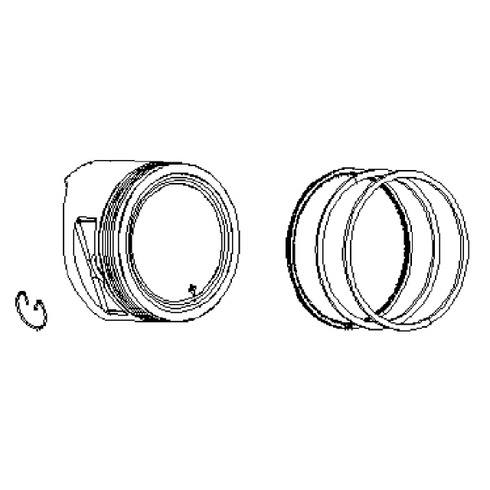 593109 Piston Assembly020 Briggs and Stratton Genuine OEM Part