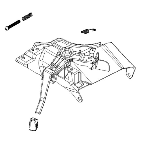 593666 BracketControl Briggs and Stratton Genuine OEM Part