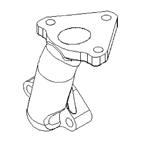 799796 ManifoldExhaust Briggs and Stratton Genuine OEM Part