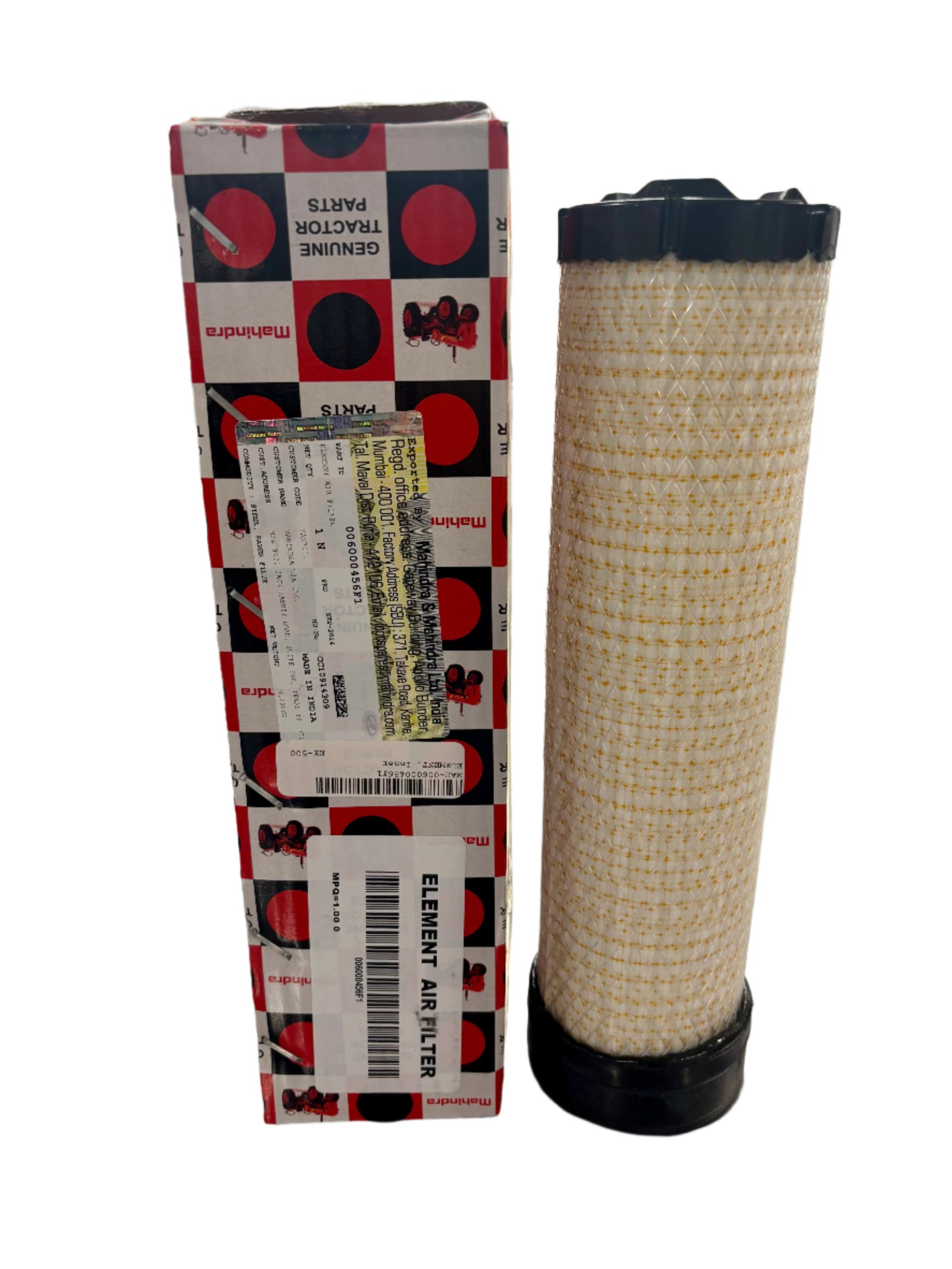 Mahindra OEM 006000456F1 Air Filter for 35, 2500, 3500, 3600, 5100 and 5500 Tractors