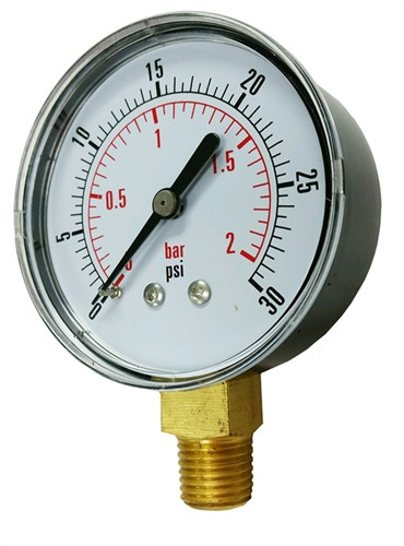 Pressure Gauge - Dry - Stem Mount