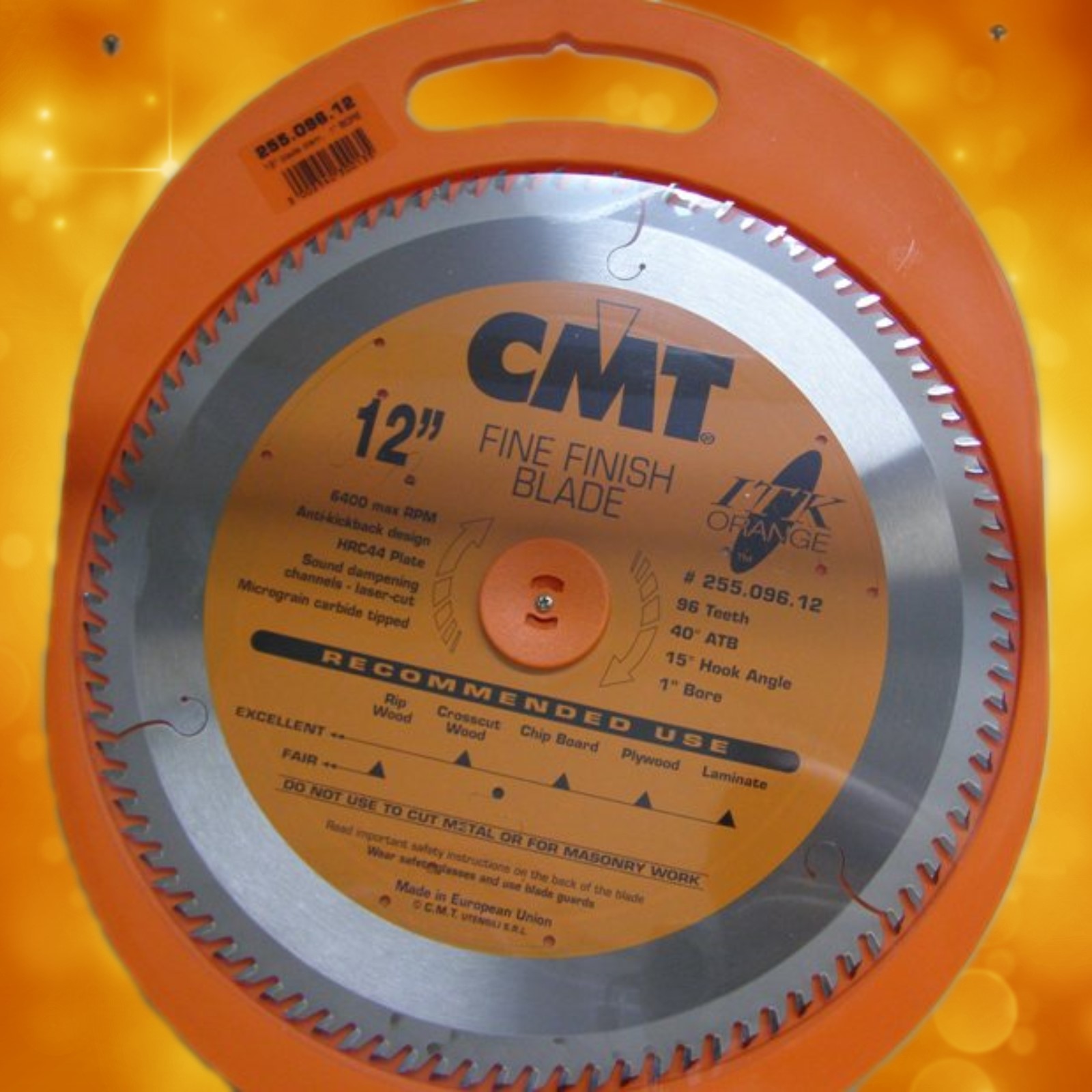 CMT 12" ITK Fine Finish Saw Blade 255.096.12
