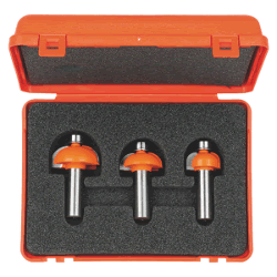 CMT Cove Router Bit Set 1/4" shank 837.001.11
