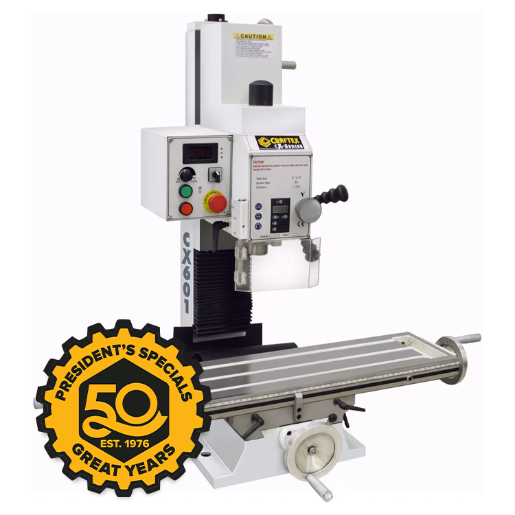 1 1/4" MILLING MACHINE 1.5HP