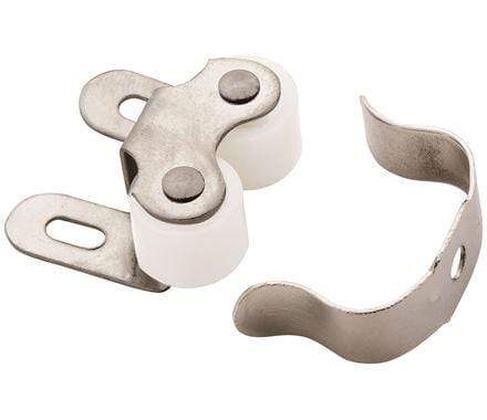 Cabinet Catch - Roller Catch - 1" Inch X 1-1/16" Inch - Nickel Finish - Sold Individually