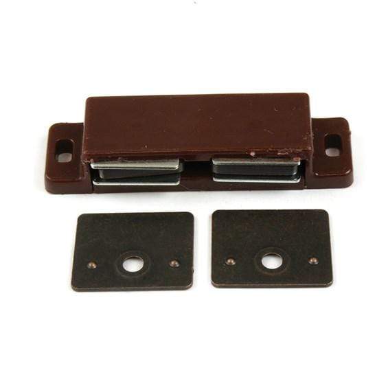 Cabinet Catch - Strong Double Magnetic Catch - 2-1/4" Inches - Multiple Finishes - Sold Individually