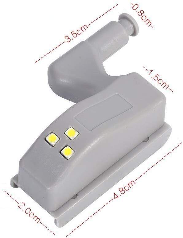 Cabinet Hinge Light For A Concealed Hinge - Battery Operated - Led - 2 Pack