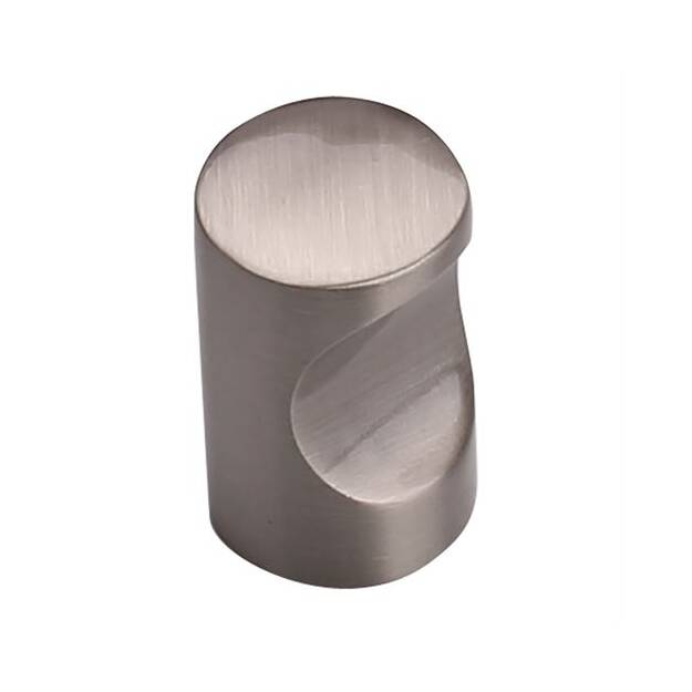 Cabinet Knobs - Lunar Series - 1" Inch - Satin Nickel Finish - Sold Individually