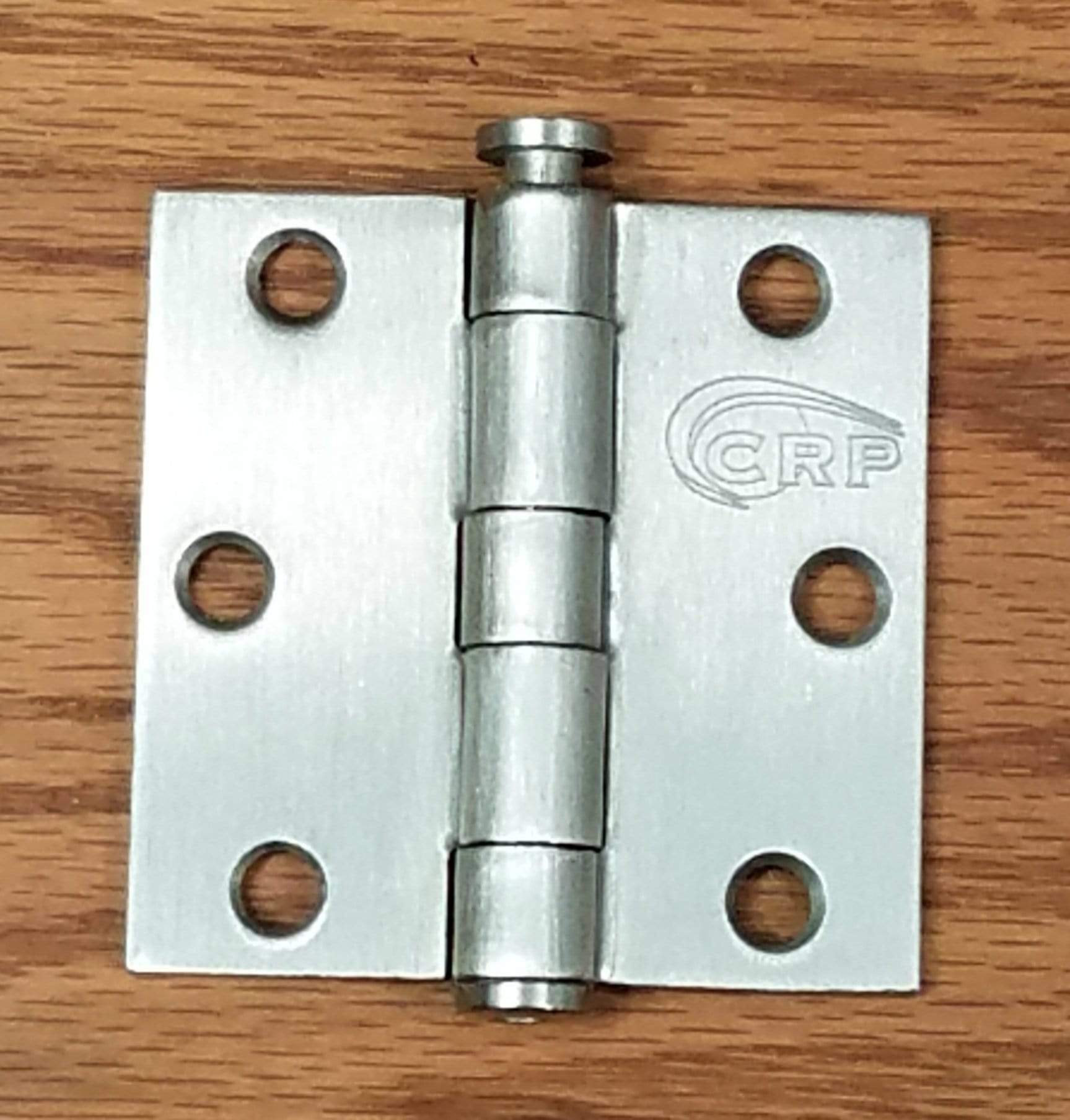 Commercial Door Hinges - 3" Inches Square - Multiple Finishes - 2 Pack