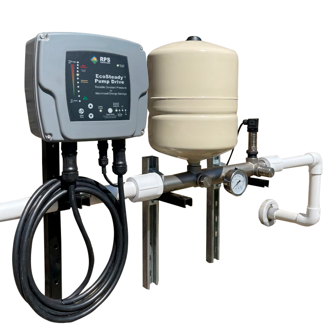 RPS Eco-Steady Submersible Pump Drive | Energy Saving Variable Frequency Drive for Three Phase 220V Well Pumps