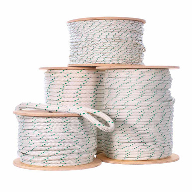 Composite Double Braid Pulling Rope with Pre-Spliced Pulling Eyes