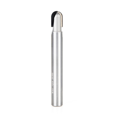 Amana Tool DRB-433 Polycrystalline Diamond (PCD) Tipped Ball Nose 3/16 R x 3/8 D x 1/2 CH x 3/8 Inch SHK Router Bit