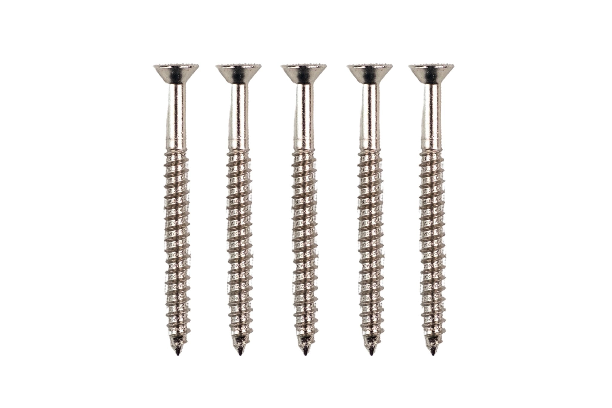 Door Hinge Wood Screws - Multiple Finishes Available - #12 x 2.5" - Extra Long
