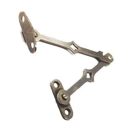 Economy Small Drop Lid Support - 3" Inches - Dull Nickel Finish - 2 Pack