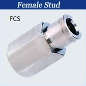 Stainless Female Stud- Tube X Thread