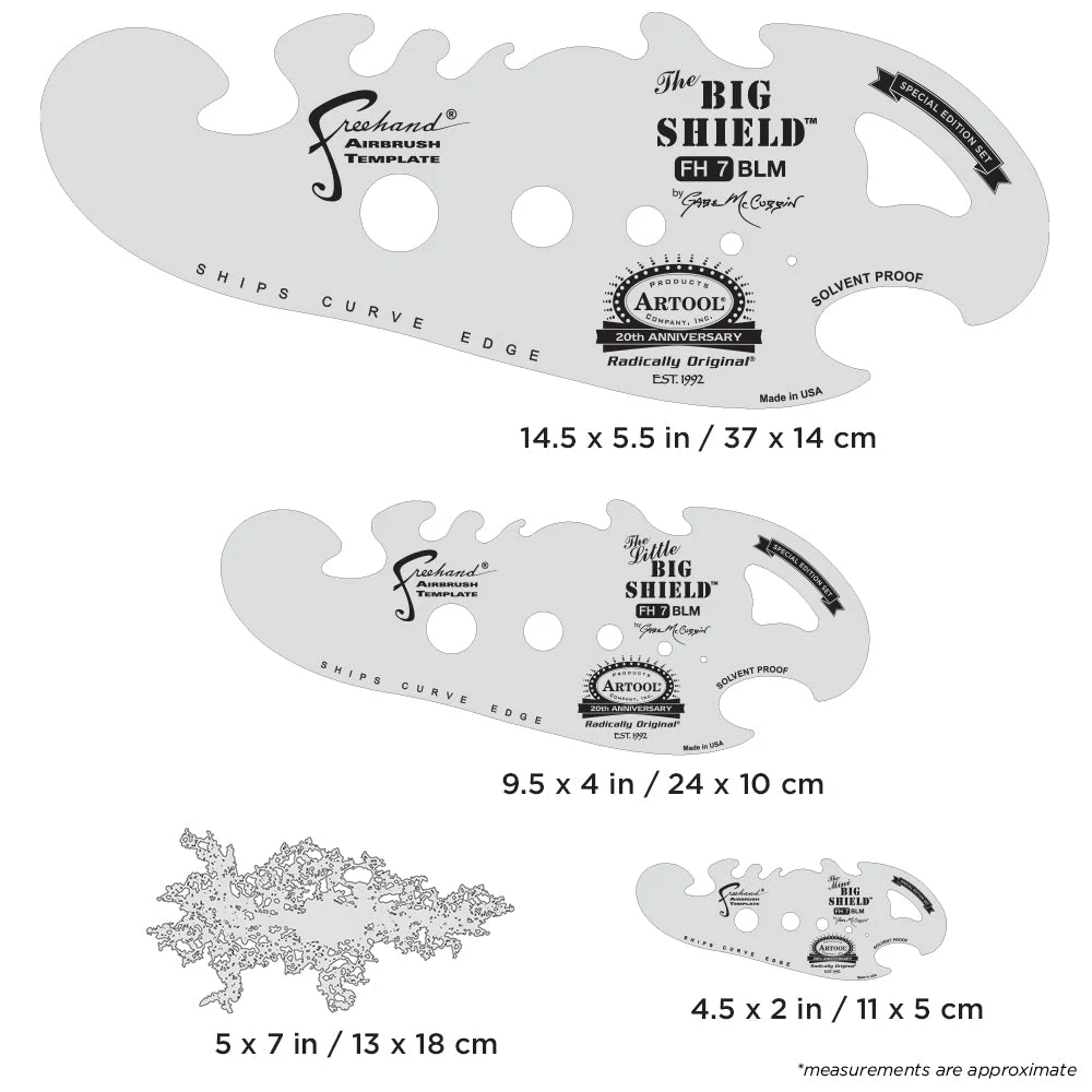 Artool Essential 7 Airbrush Stencil – FH-7BLM