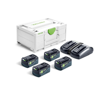 Festool 578675 Energy Set SYS 18V 4xHP5/TCL6DUO