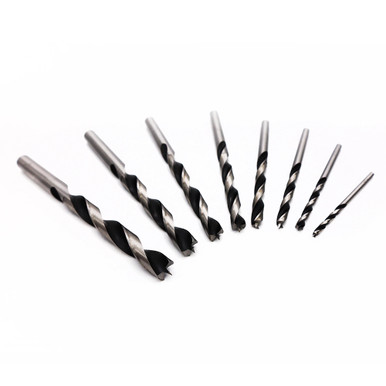 Fisch FSF-328094 Brad Point Drill 8 Pcs Set Incl. 3-10mm Dia In Case