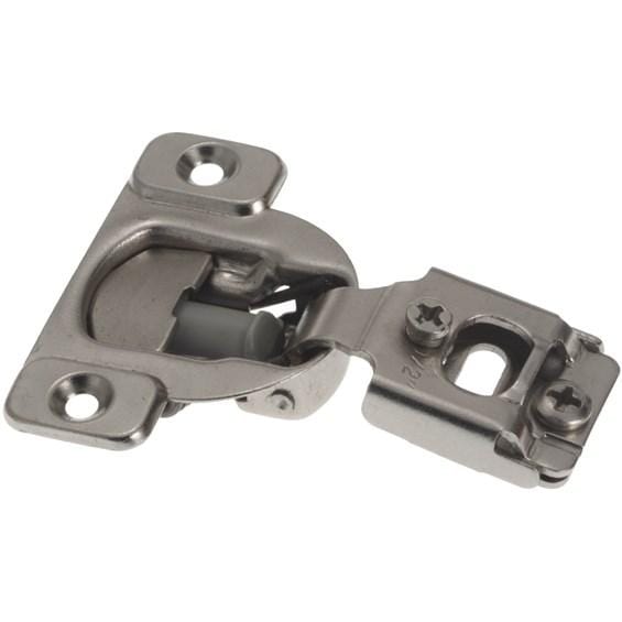 Face Frame Soft-Closing Concealed Hinges - Multiple Overlays Available - Nickel Finish - Sold Individually